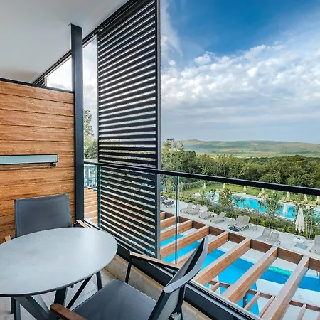 Montenegro Lodge Kavac Room photo Balcony of a suite at the Hilton Athens